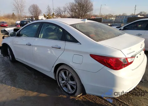 2013 Hyundai Sonata Limited z USA, uszkodzony, nr VIN 5NPEC4AC6DH609034